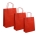Borse carta rosso